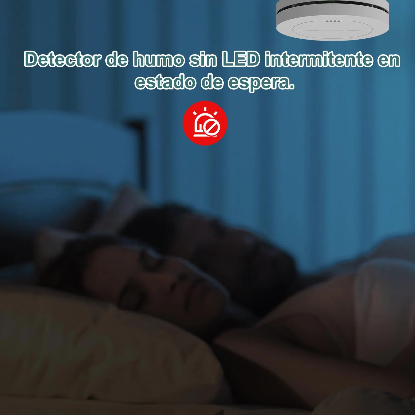 Safeliveo Detector de Humo WiFi interconectado con batería de 10 años, Juego de 5, Certificado TUV Rheinland