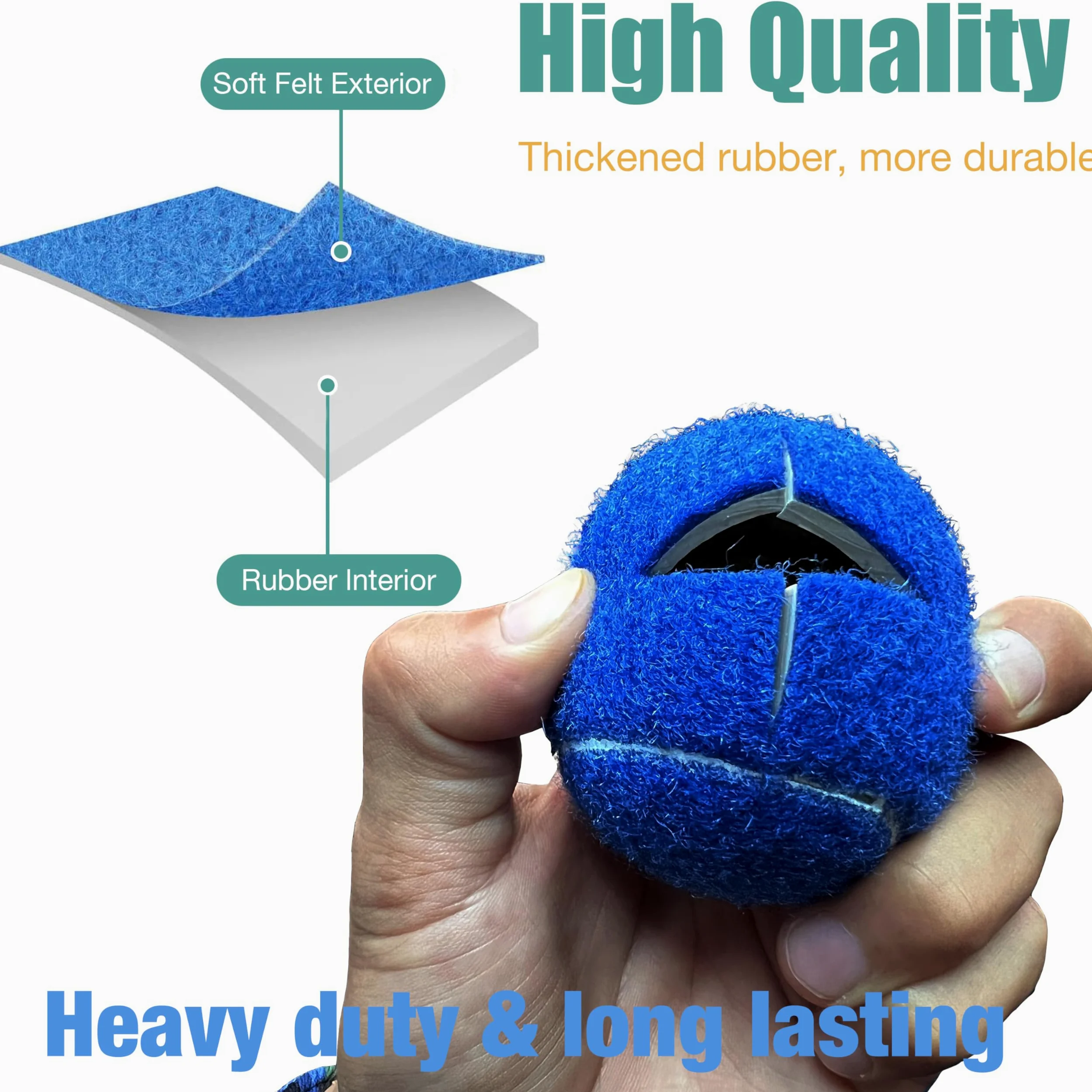 12 pelotas de tenis precortadas, pelotas de deslizamiento Walker, almohadillas de fieltro resistentes de larga duración para patas de muebles y protección del suelo