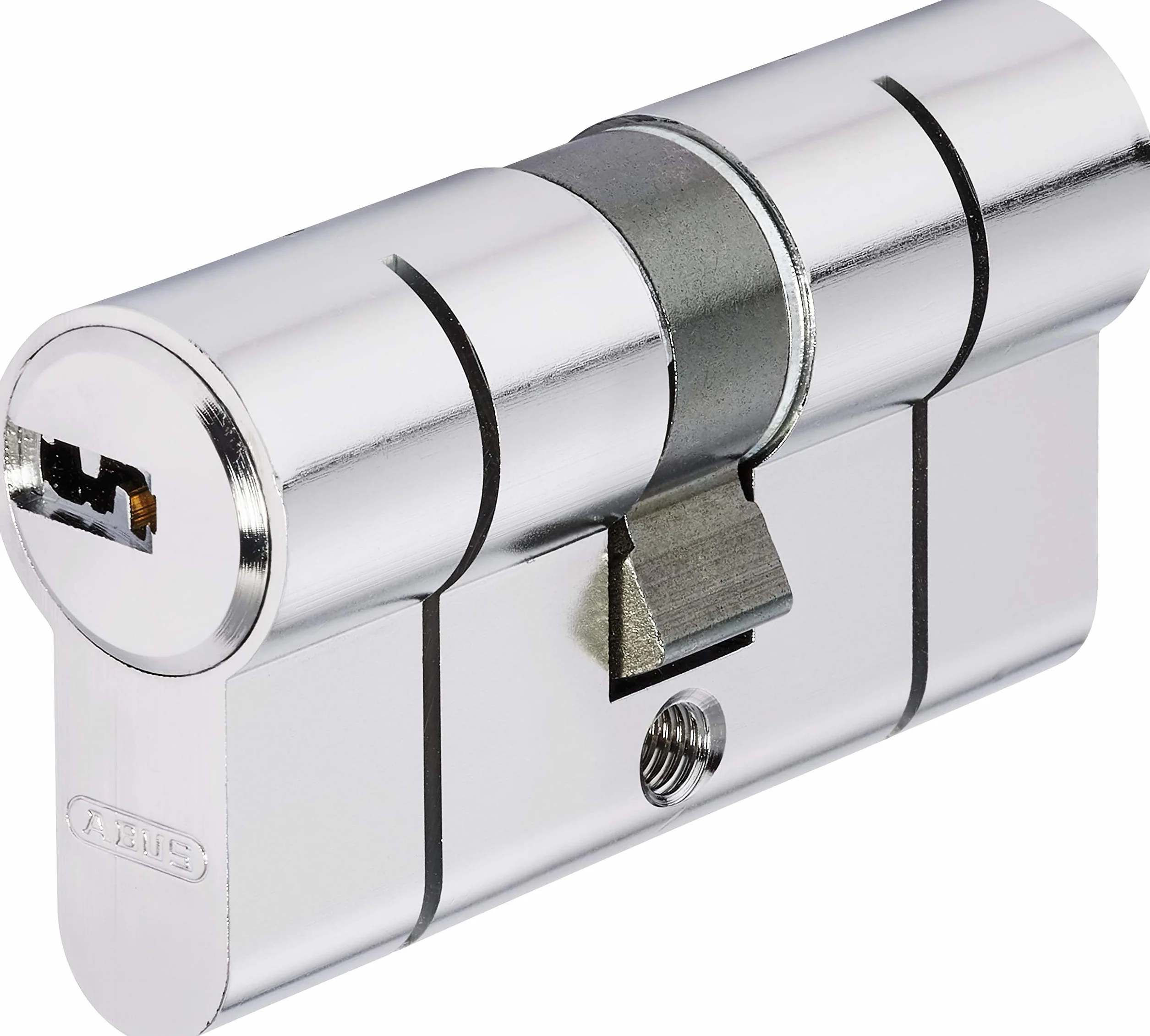 Abus - Cilindro doble entrada D6PSN 30/35 mm Bkn, niquelado