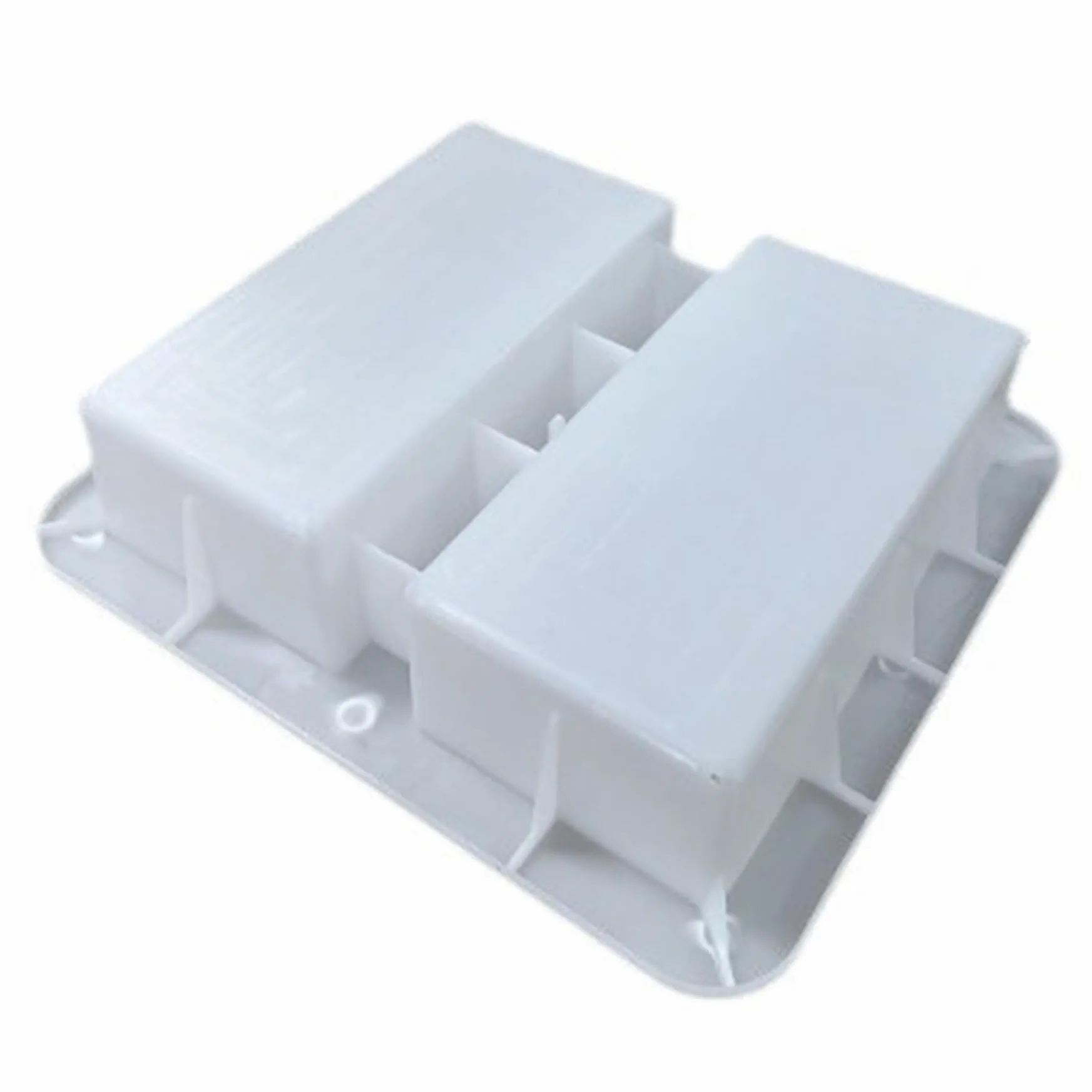Moldes de Ladrillos para Concreto, Herramientas de Construcción de Modelos de 3.9x7.9x2.4 Pulgadas, Molde de Ladrillo de Polipropileno, Molde de Bloques de Concreto Fácil de Usar, para Suministros de