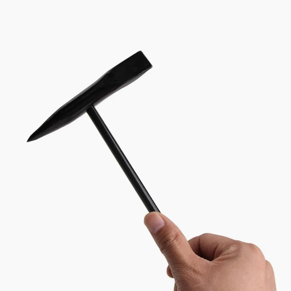 Martillo de soldadura de acero de alto carbono con mango de resorte, martillo de robusto para fácil aplicación, herramienta de gancho de pérdida para soldador