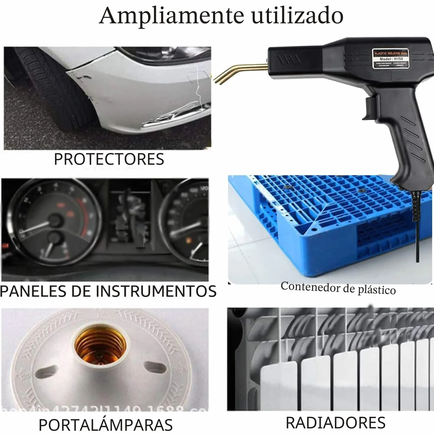 150W Plástico Soldadura Máquina Coche parachoques reparación Kit,800PCS calientes Grapadoras plástico Soldadura Reparando Kit Para Kayac/Plástico producto/Canoa,plano/Fuera interior Esquina/Ola Grapas