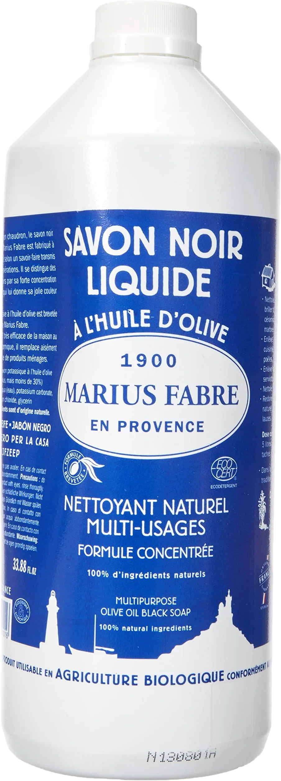 MARIUS FABRE - *SAVON NOIR LIQUIDE 1 L LAVOIR - 1NL