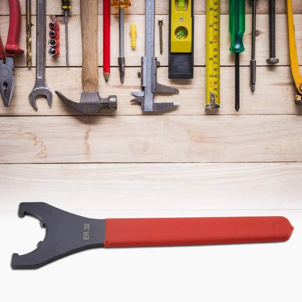 Headerbs Llave de Sujeción para Portabrocas ER 32 UM, Llave de Tuercas de Tubo Amortiguador para Torno, Fresado, Máquina de Grabado, Piezas de Motor