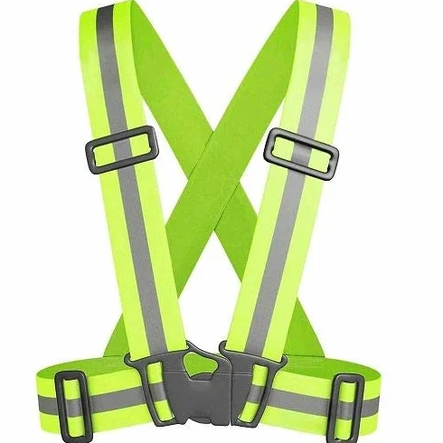 CABLEPELADO - Chaleco de Seguridad Reflectante Unisex - Alta Visibilidad Fluorescente - Ajustable - Deporte - Oficio - Poco Espacio - Cierre Pom - Color Amarillo