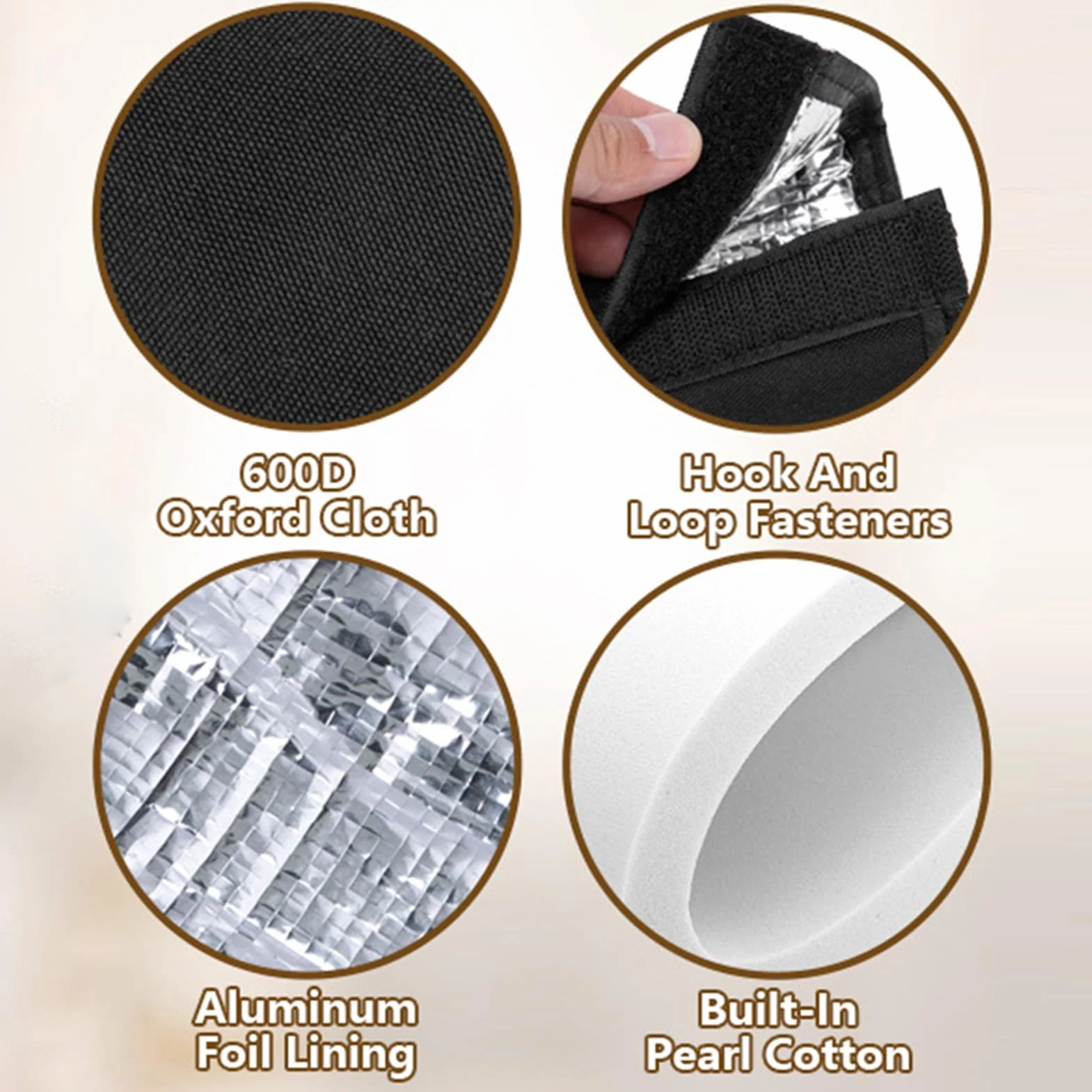 Funda protectora de cobre para tubería de aire acondicionado, aislante resistente a la intemperie con forro de espuma duradero