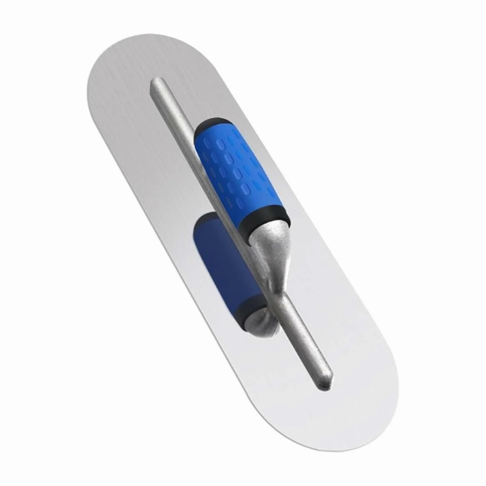 perfk Piscina de acabado de la llana, profesional, eficiencia, cómoda ergonomía de acero inoxidable para cemento de tablero de yeso, 40cmx10cm