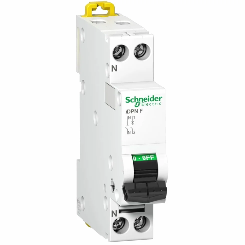 CABLEPELADO Interruptor Automático Magnetotérmico residencial iDPN F | Normas EN 60898-1, CEI 60947-2, CEI 60529 | 6kA | 1P + N | CURVA C | IP20 | 10A