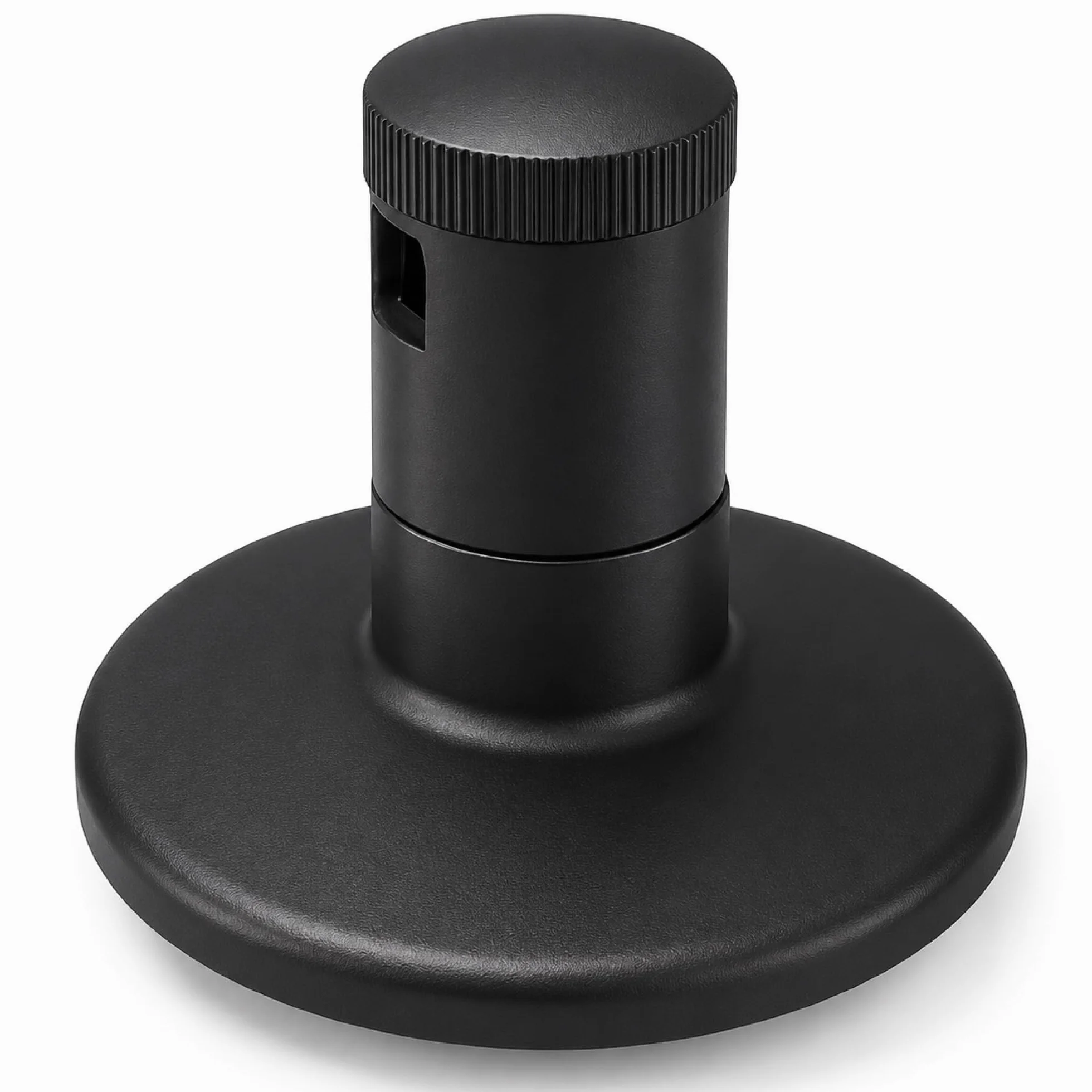 FLUVIA Embellecedor NEGRO Tapa llave de Paso Agua Ø69x59mm Mando Oculto y Plafón para Ducha Piscina Grifo Empotrado
