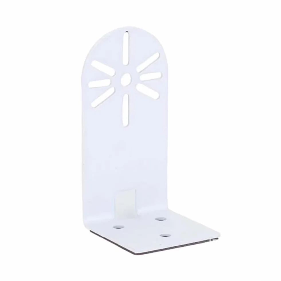 Soporte de montaje en forma de L fabricado con hierro para cámaras PTZ con diseño de base de pegamento para una instalación limpia en la pared