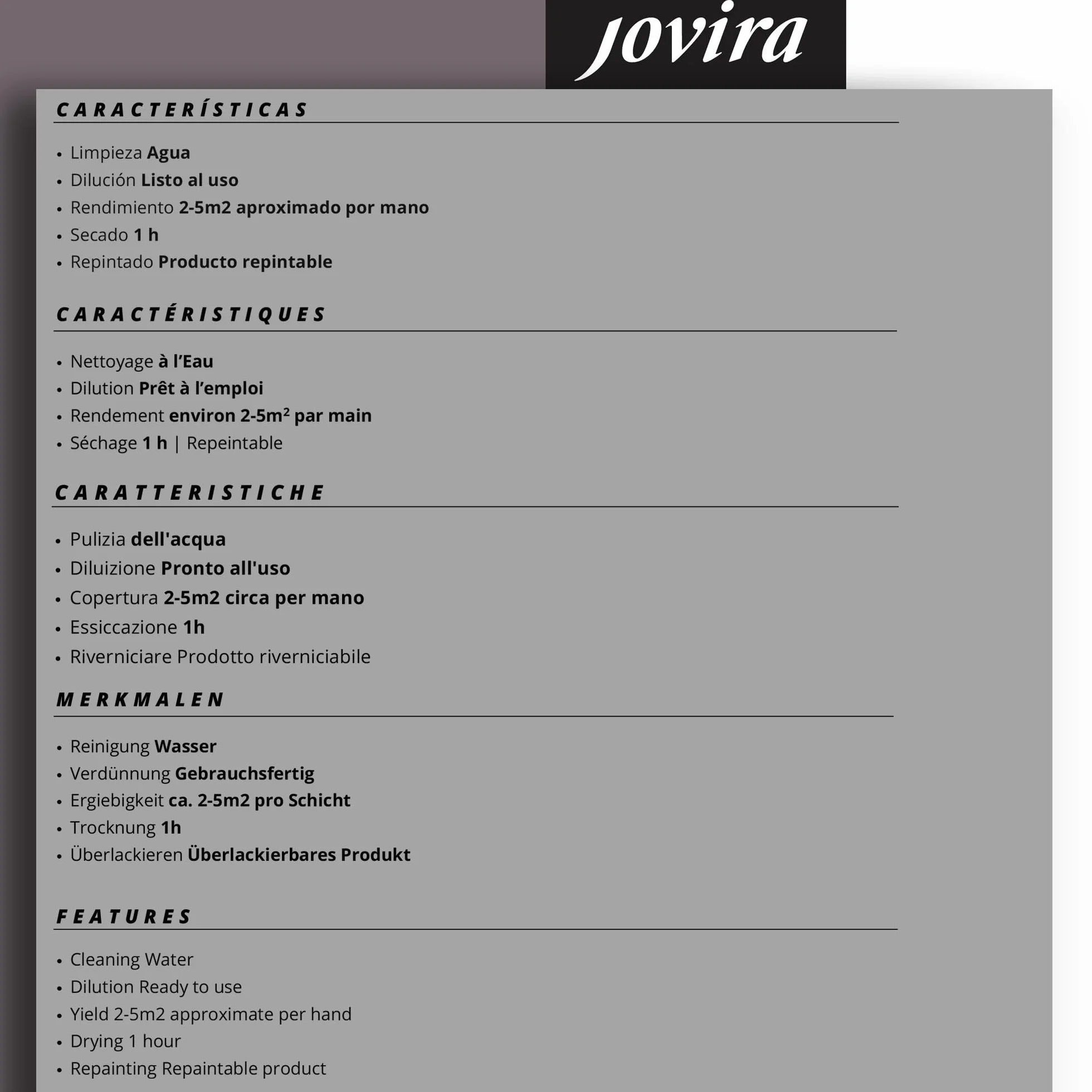 JOVIRA PINTURAS Impermeabilizante Transparente, 5L, Líquido. Hidrofugante Invisible, No Genera Película, Protección Total en Fachadas, Hormigón,Terrazas, Tejados. Waterproof. (5 Litros, Hidrofugante)