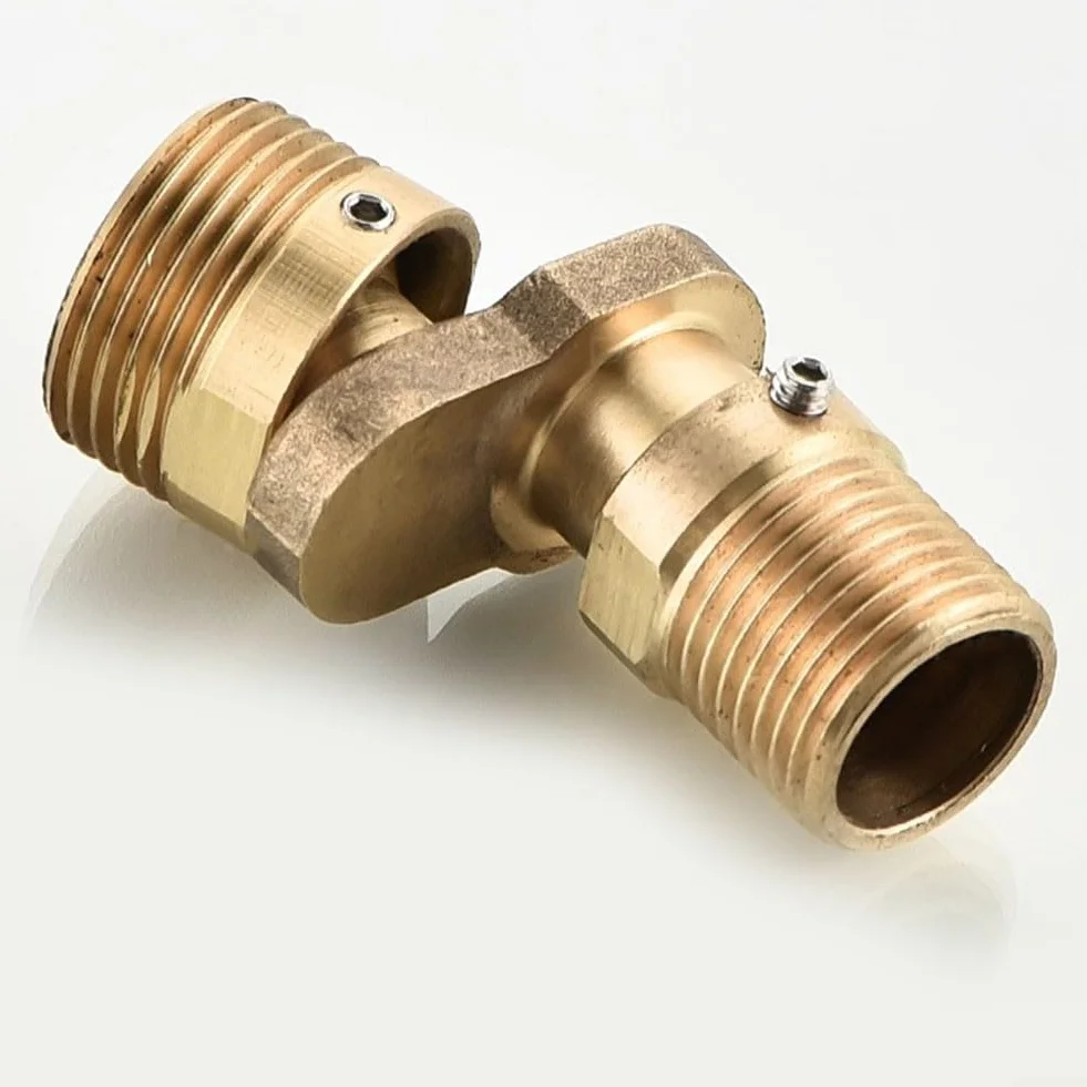 Grifo de ducha, ángulo flexible de cobre ajustable, fácil instalación, curva de diámetro excéntrico, válvula de mezcla, 2 piezas