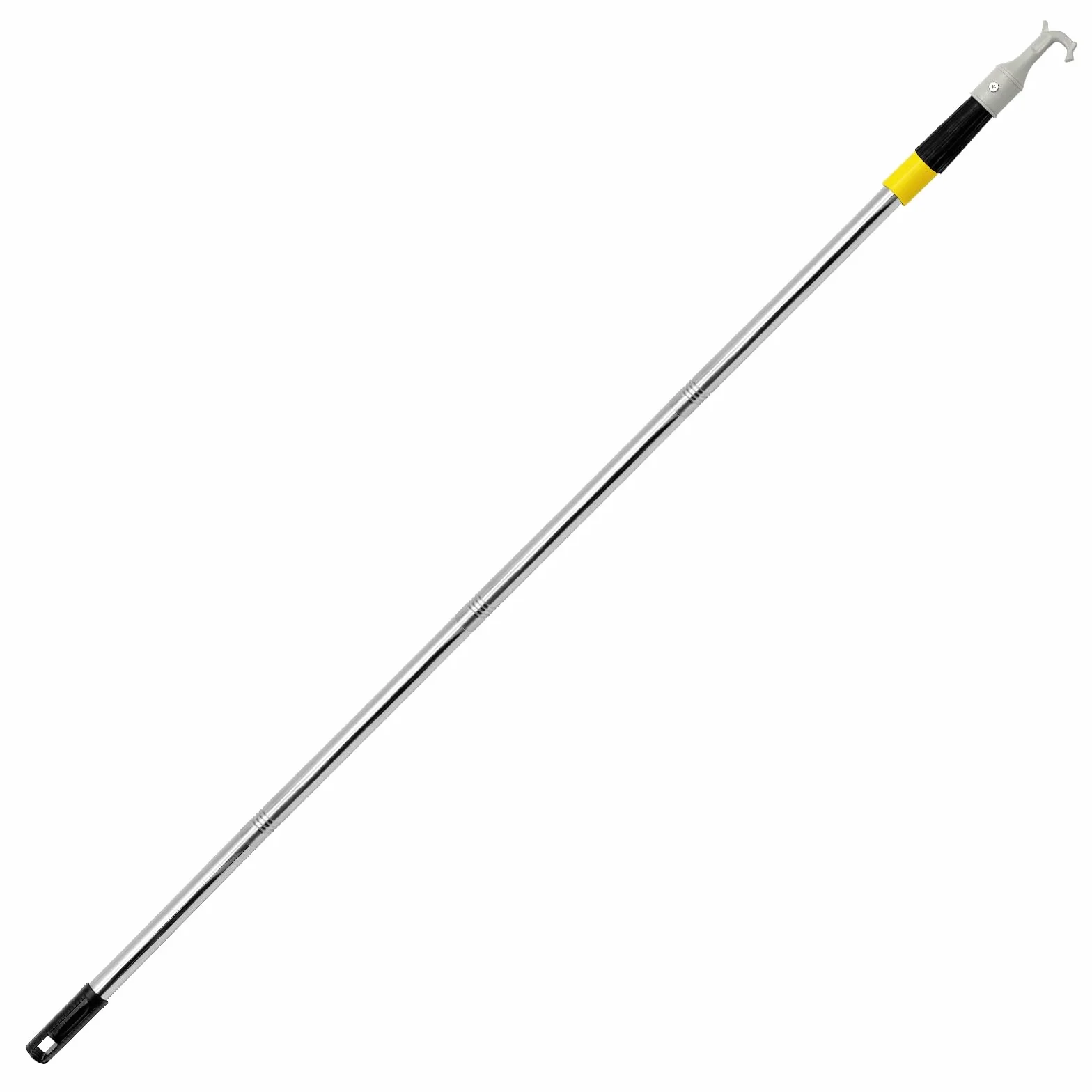 Varilla para Abrir Tragaluces con Gancho - Poste con Gancho del Ático 120 cm, Fácil Acceso a Escaleras del Ático y Ventanas Altas, Acero Inoxidable, Fácil Montar, Ideal para Espacios de Difícil Acceso