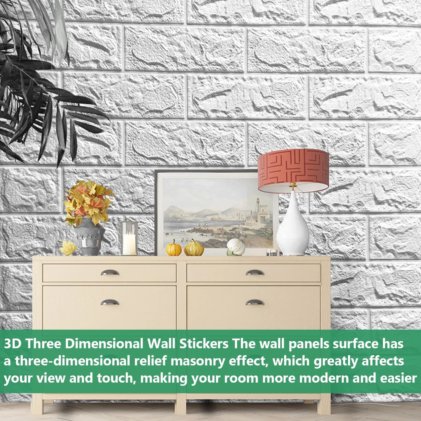 40 Piezas Papel 3D Blanco Ladrillo Pared Autoadhesivo, 35 × 38 cm Grueso Impermeable PVC Panel Decorativo Pared, Revestimiento de Paredes, Pegatinas Pared para Paredes de Cocina, Oficina, Dormitorio