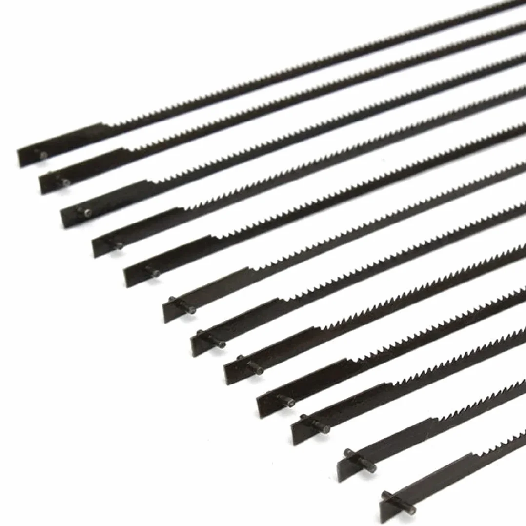 MASUNN 12Pcs 125mm Fijo Scroll Sierra De Hoja De Madera Accesorios