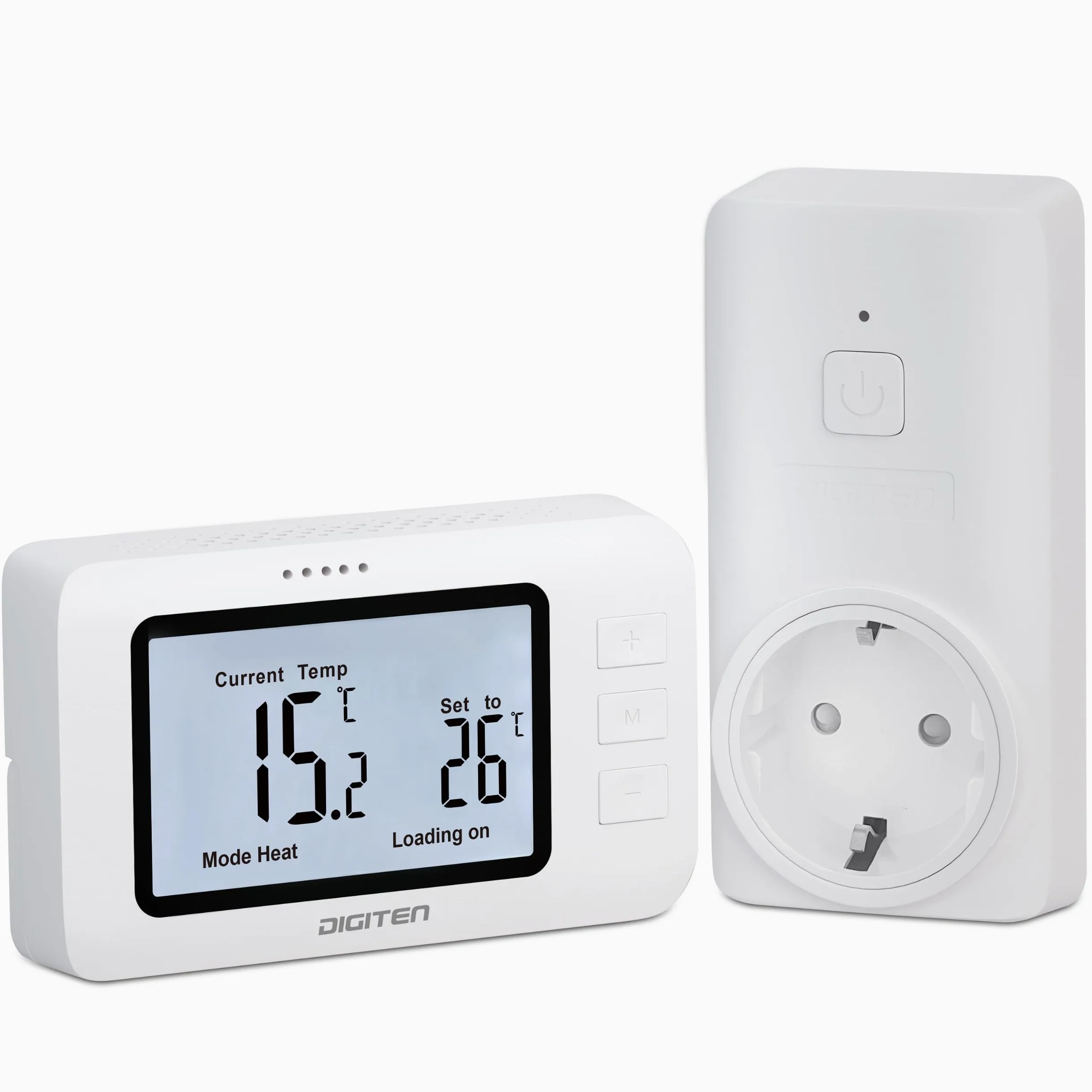 Regulador de calefacción para bricolaje, termostato de enchufe, sistema de calefacción/refrigeración, adecuado para el witwe A/C, ventiladores, calefacción, para familias, habitaciones,