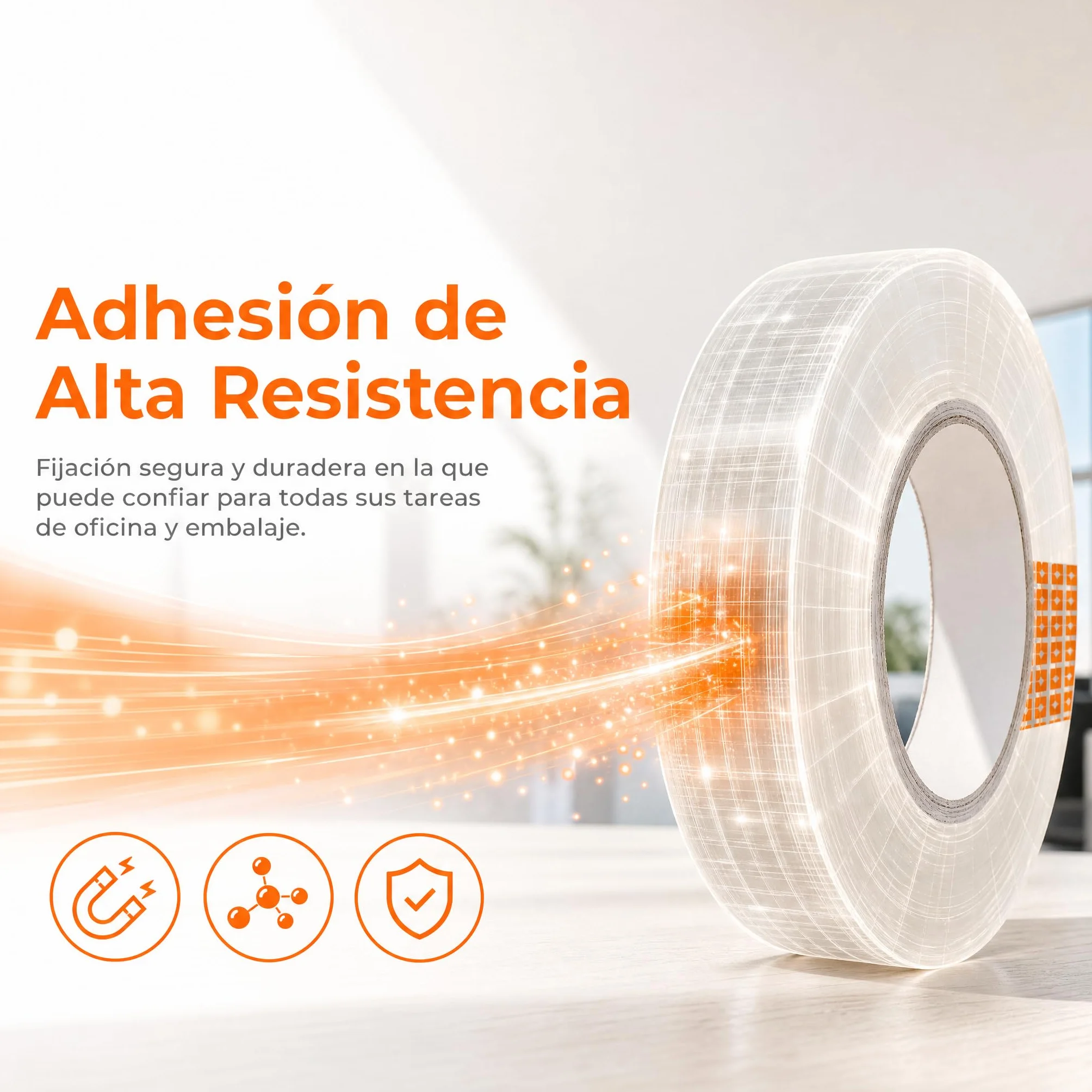 various-Cinta Adhesiva Transparente 18mm x 35m, Pack de 24 Rollos, Alta Adhesión y Durabilidad, Fácil de Cortar y Desenrollar, Ideal para Oficina, Embalaje y Uso Diario