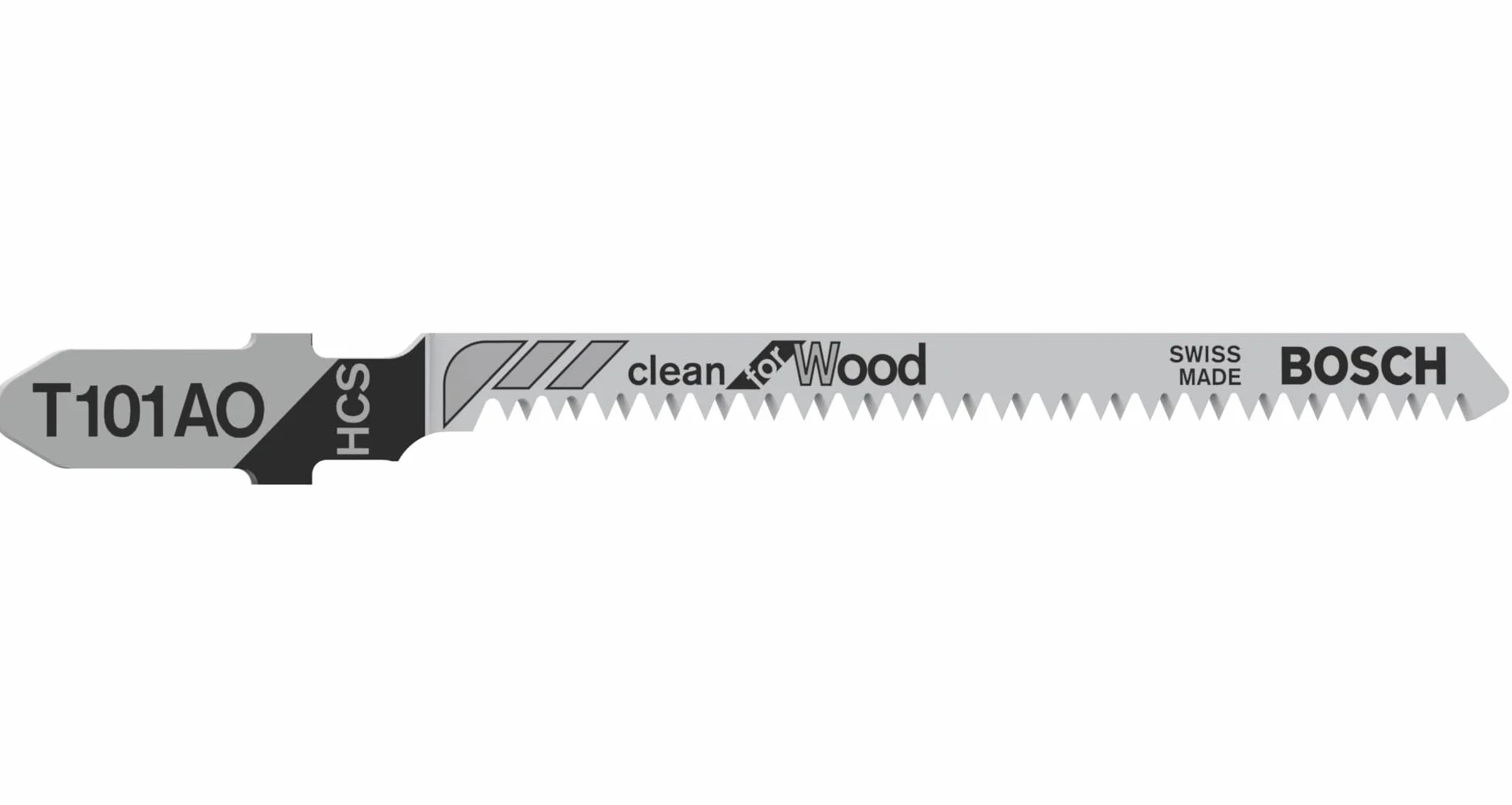 Bosch Professional Hojas de sierra de calar T 101 AO Clean for Wood para Madera blanda corte curvo