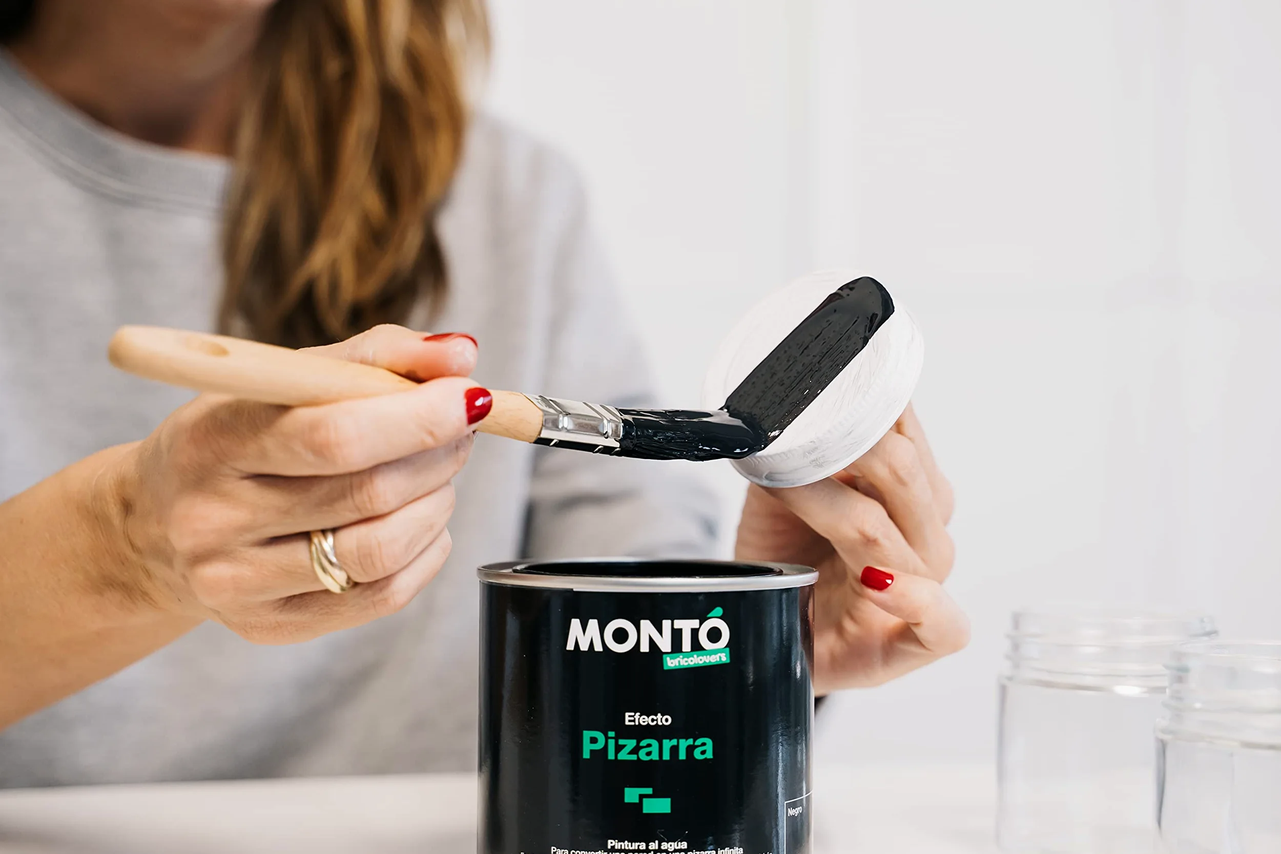 Montó Pintura Efecto Pizarra Bricolovers 500ml (Negro 104 500ml)