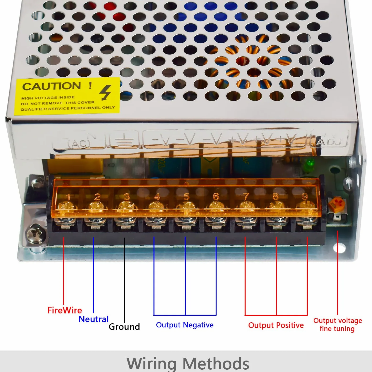 Fuente de Alimentación Conmutada 5V 40A 200W, Transformador AC 110/220V a DC 5V, Convertidor para Pantalla LED, Automatización Industrial y Monitorización