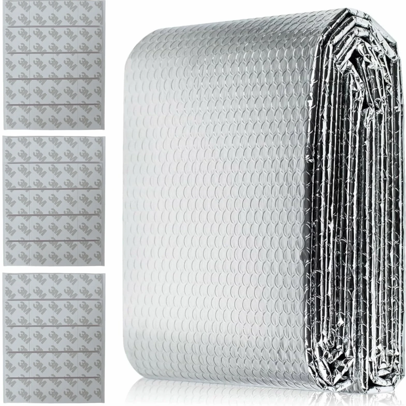 Rollo Aislante Termico,Aislante Radiadores,Película reflectante del disipador,Película Reflectante Del Disipador Aluminizada,Lámina Reflectante para Radiador,Lámina Aislante,(5 m x 60 cm)