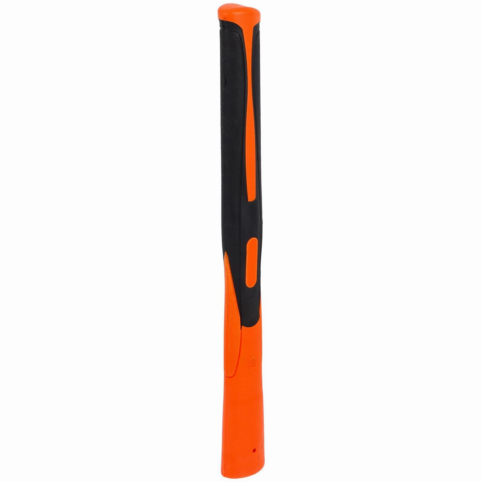 TIDTALEO Mango de Repuesto para Maza de Goma Antideslizante y Antivibración Mango Recto de Goma Duradera para Herramientas de Jardinería y Mejoras del Hogar Accesorio Negro y Naranja