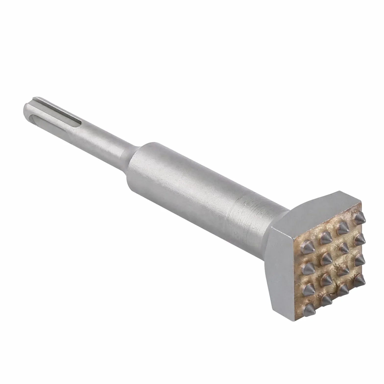 Martillo eléctrico SDS Plus con vástago redondo de 16 dientes, utilizado para cepillar cemento