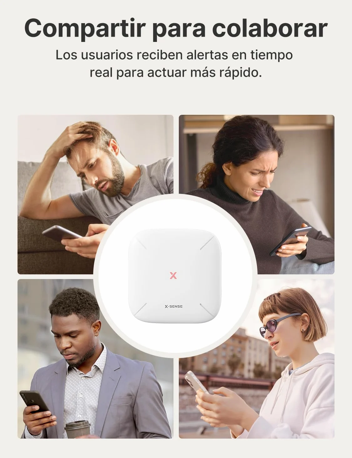 X-Sense Estación Base para X-Sense Home Security Casa Inteligente, Hub Compacto de Sistema de Alarma, Requiere Wi-Fi 2.4 GHz, Botón de Silencio/Vinculación 2 en 1, SBS50 | Hub compacto para monitoreo y control remoto; botón 2 en 1 para silenciar y emparej