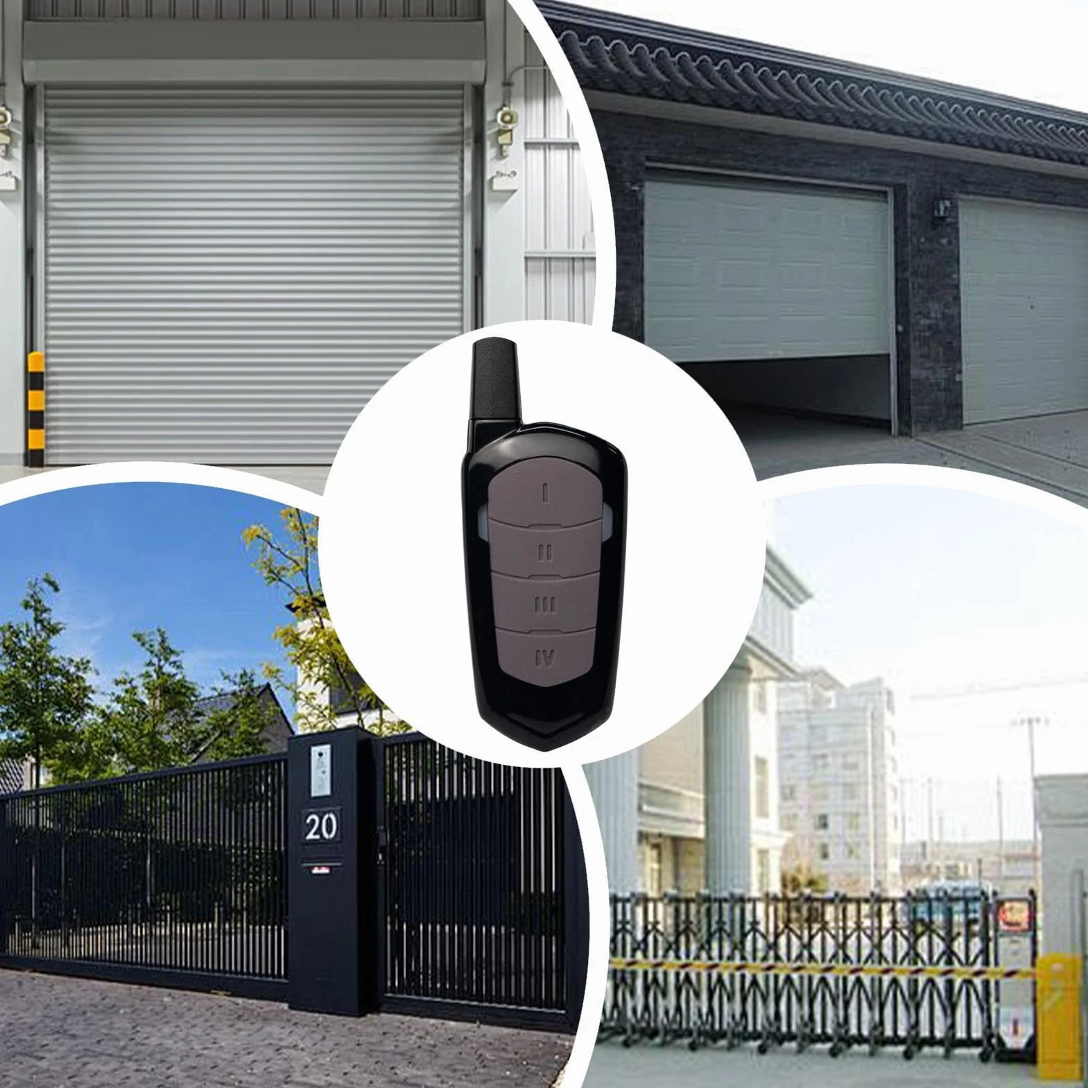 Dispositivo de clonación remota universal de MHz: copiadora de llavero con múltiples botones para puertas de garaje, portones y sistemas de vehículos, control remoto inteligente compacto para