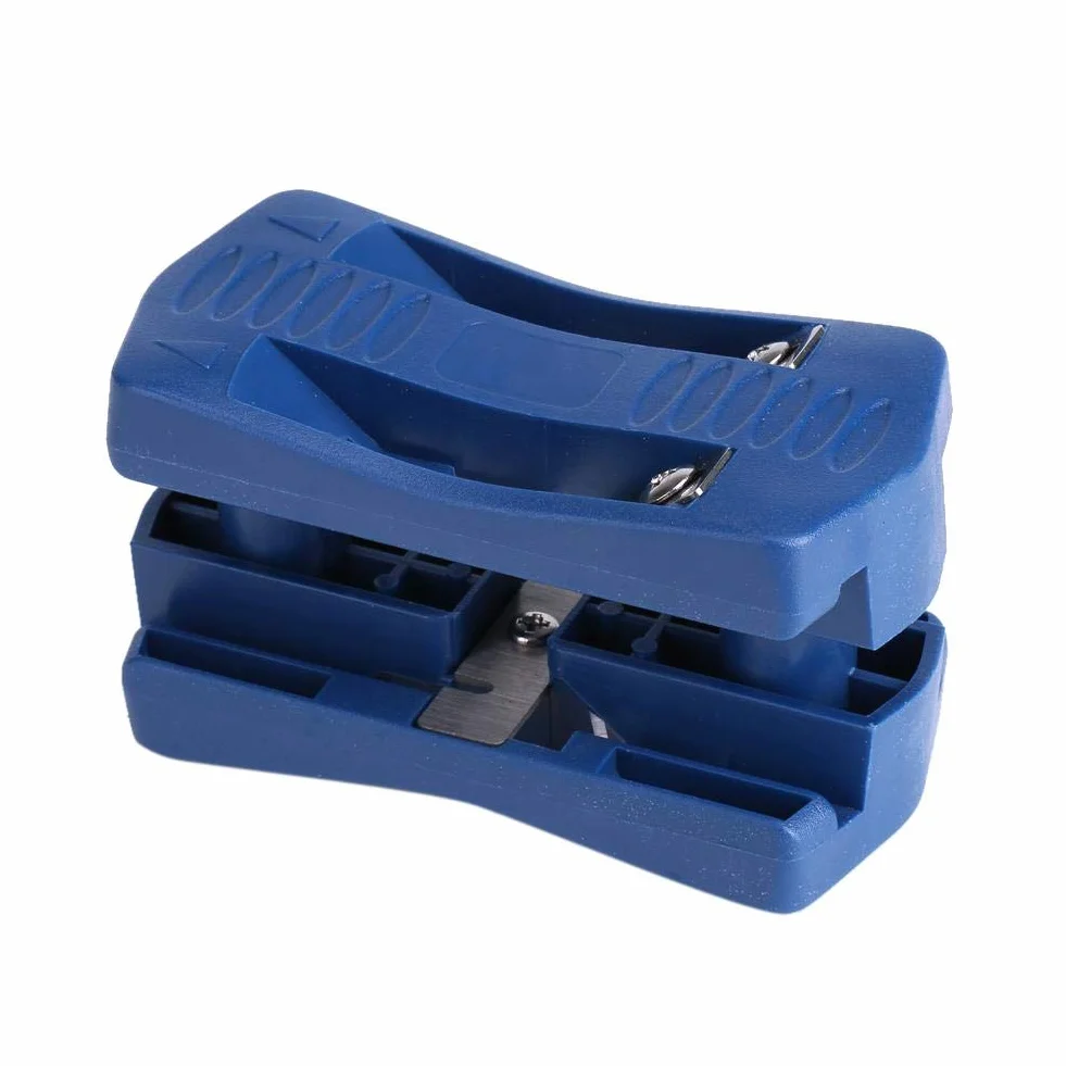 Máquina de bandas de borde de PVC, dispositivo de recorte manual, herramienta de carpintería de 2 bordes