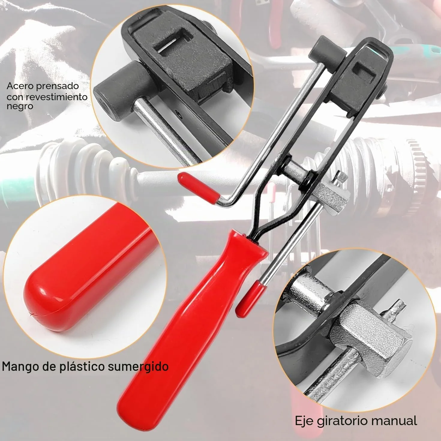 Conjunto de 22 piezas de Abrazaderas Metálicas para Tubos, Alicates Abrazaderas Coche, Abrazaderas Metalicas para Tubos, Que Incluye Sargentos de Apriete Metálicos Ajustables y Tenazas