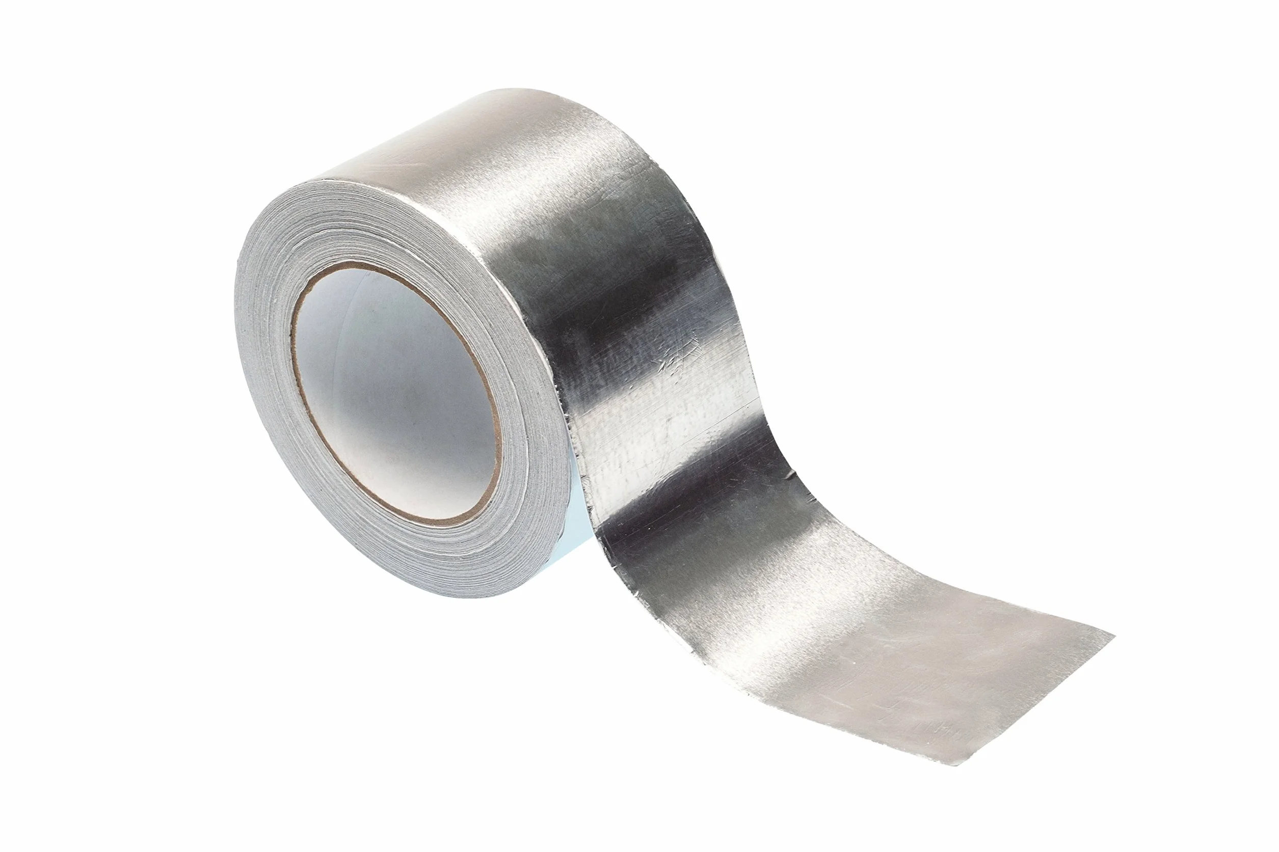 GOCABLETIES - Cinta adhesiva de aluminio ancha de 75 mm x 50 m - Autoadhesiva y resistente al agua y al calor - Ideal para sellar, reparar y aislar - 2 rollos