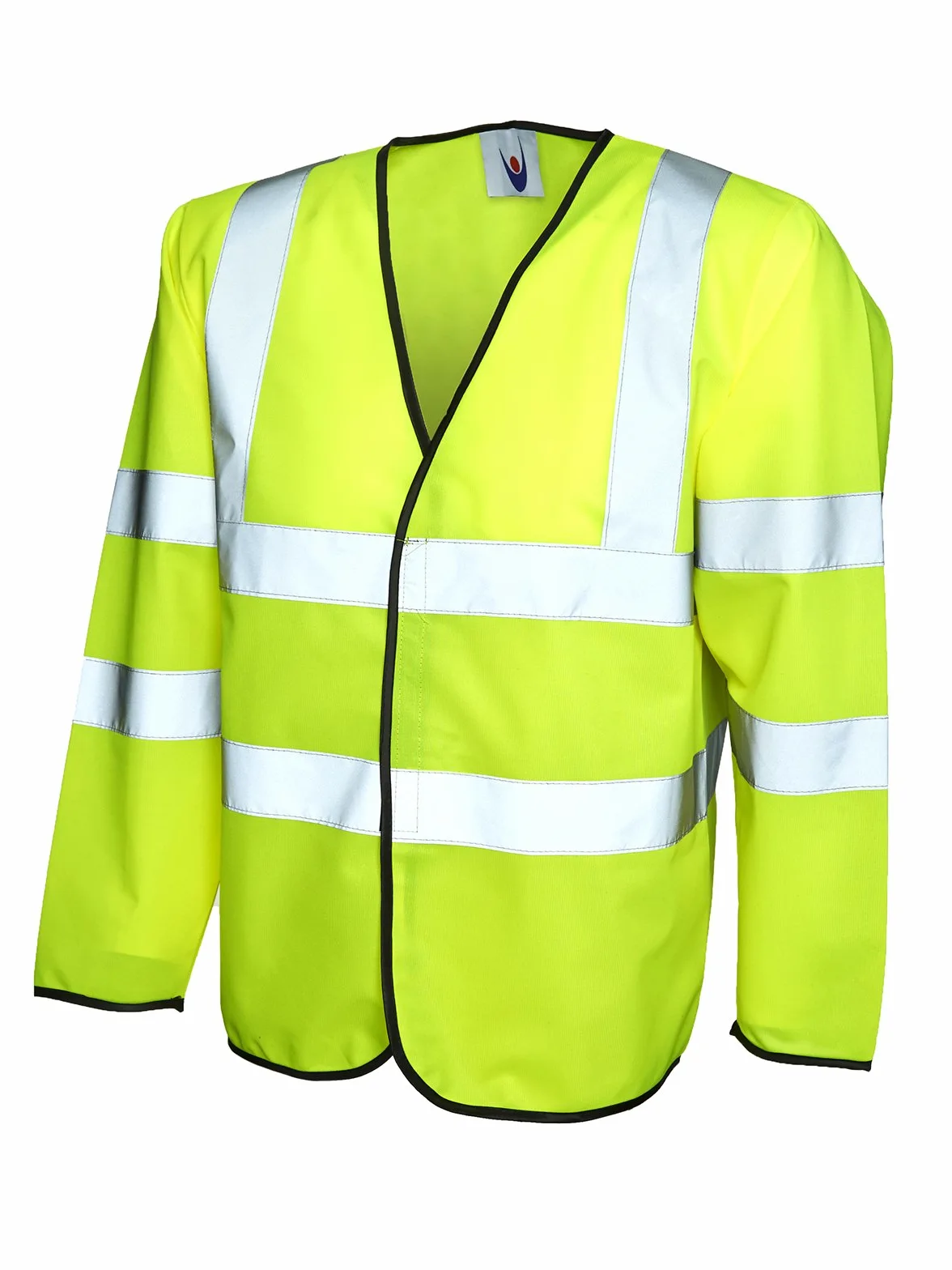 Hi-vis de manga larga para chaleco de seguridad de chaqueta de hípica para niños chaleco de trabajo de alta visibilidad