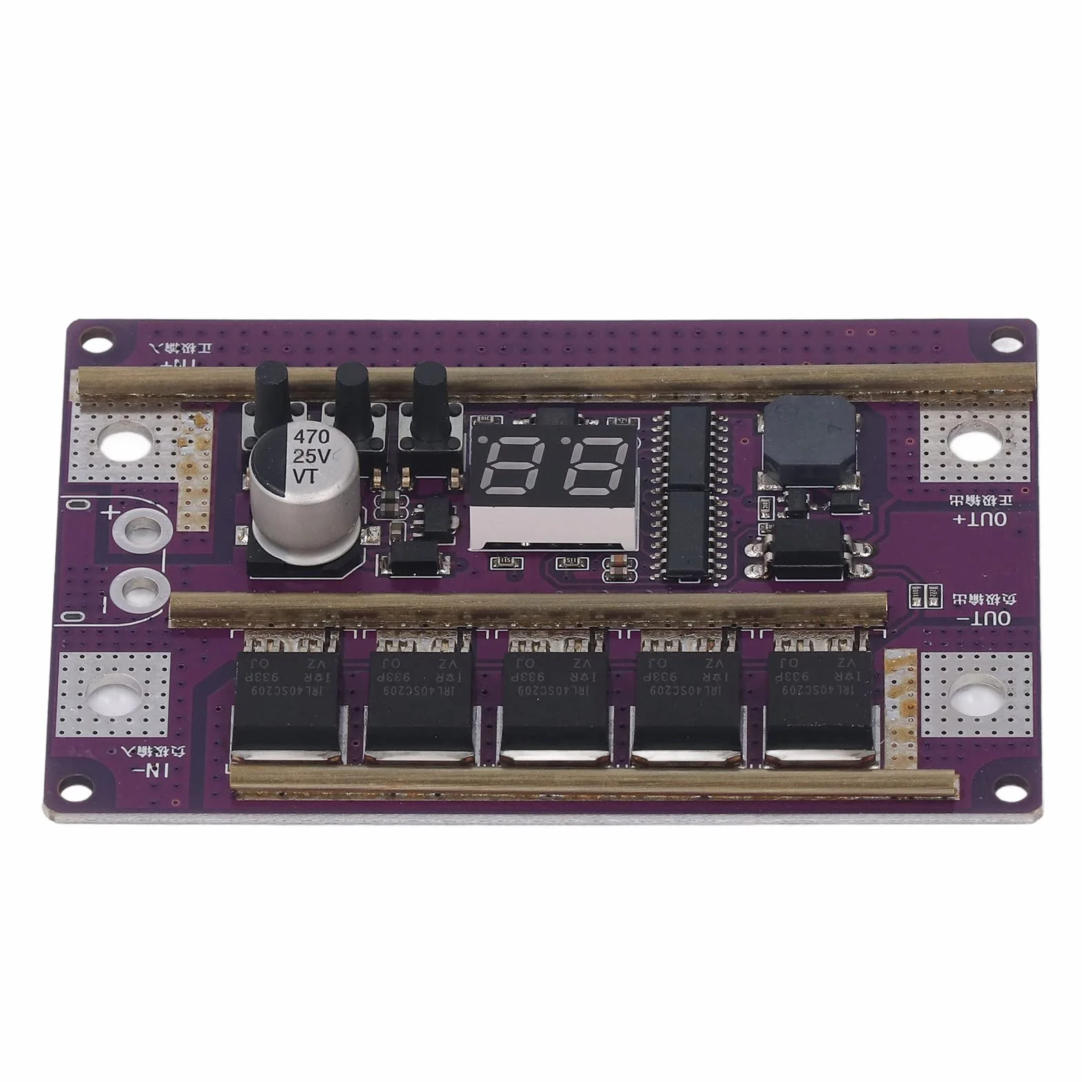 Tablero de Control de Soldador por Puntos, Pantalla Digital, 12V, 99 Engranajes, 2390A, Kit con Bolígrafos de Soldadura, para Baterías