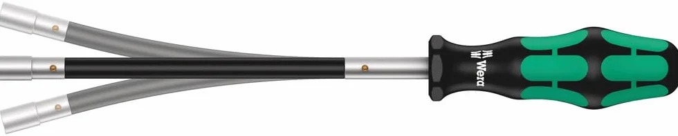 Wera 05028150001 Destornillador para Abrazaderas de Tubo Flexible, 7 mm x 167 mm