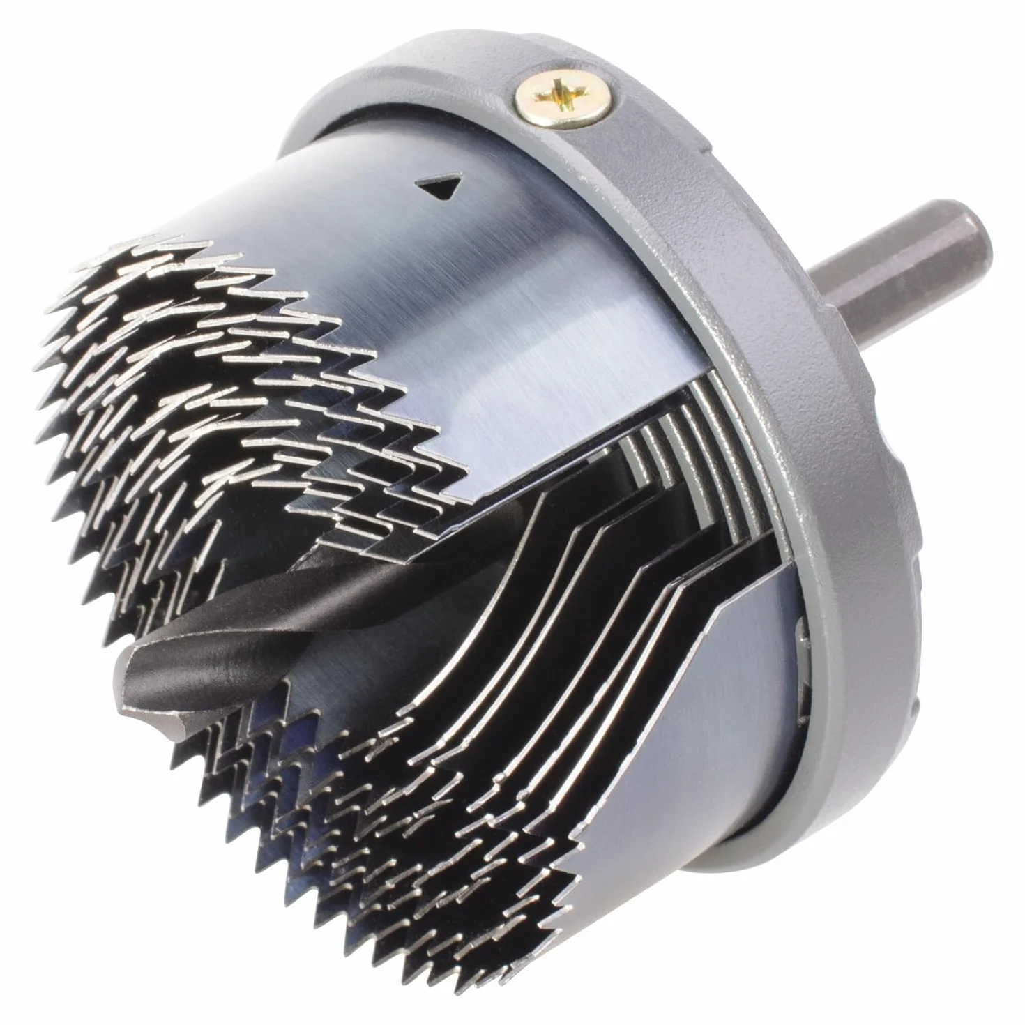 wolfcraft juego de 7 piezas de sierras de corona con cuerpo metálico I 2164000 I Sierra con 7 sierras de cambio rápido, Ø 25–62 mm, profundidad de corte 23 mm I Para Madera, plástico y placa de yeso