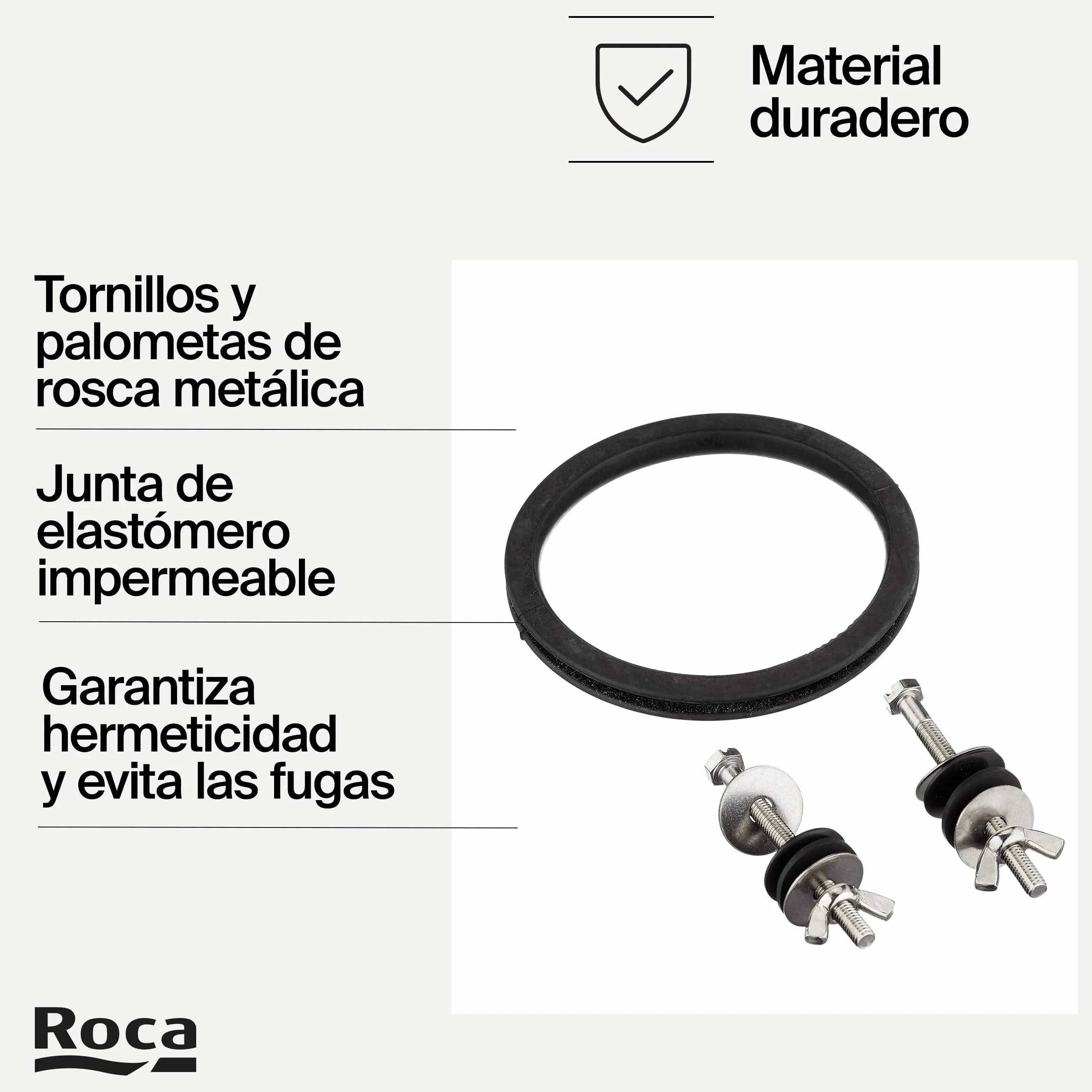 Roca AV0008000R Fijación junta plástico taza tanque esférico varios modelos
