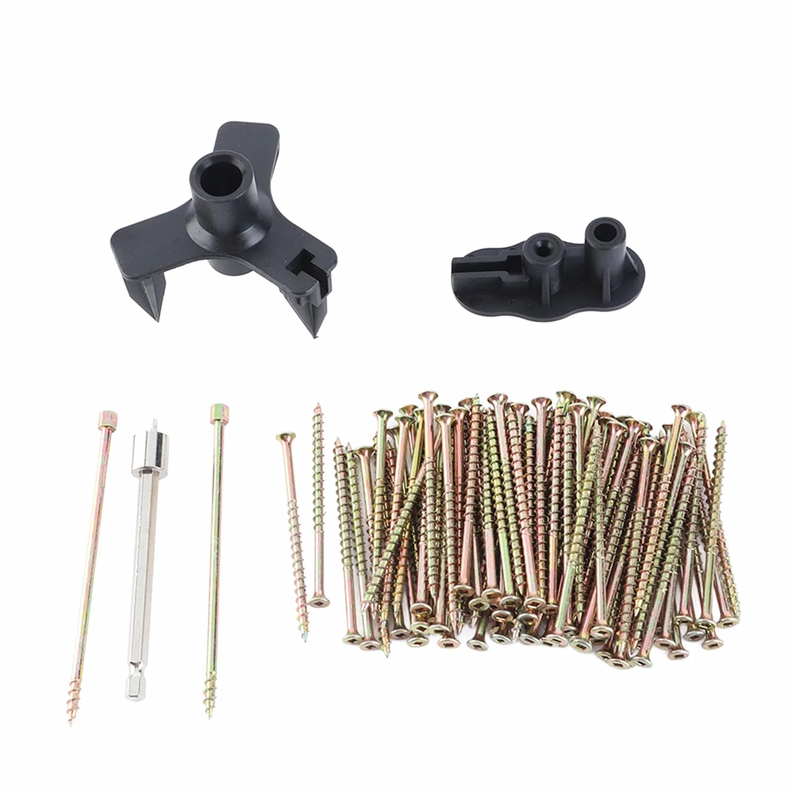 Squeak No More Kit Kit eficiente de reparación de pisos para eliminar ruidos molestos en alfombras o pisos de madera 50 tornillos incluidos