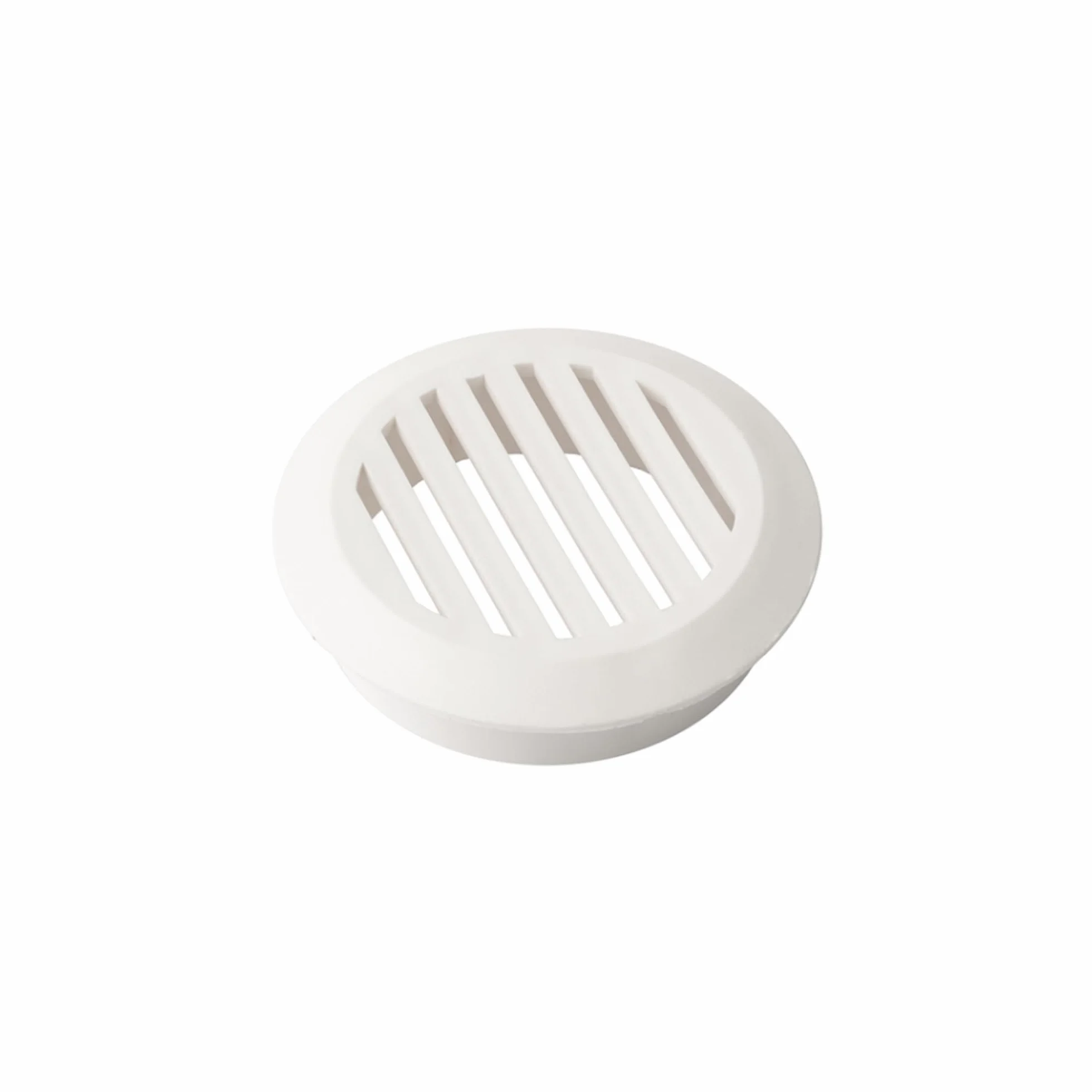 cyclingcolors 10x Rejilla de ventilación redonda 50 mm Diámetro total 60 mm de plástico Orificio Gabinete Armario Cocina, Blanco