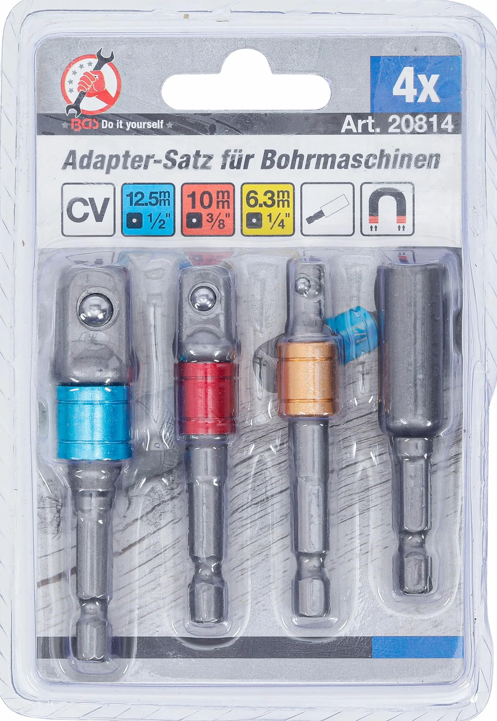 BGS Diy 50913 Juego de cepillos para taladros eléctricos 3 piezas