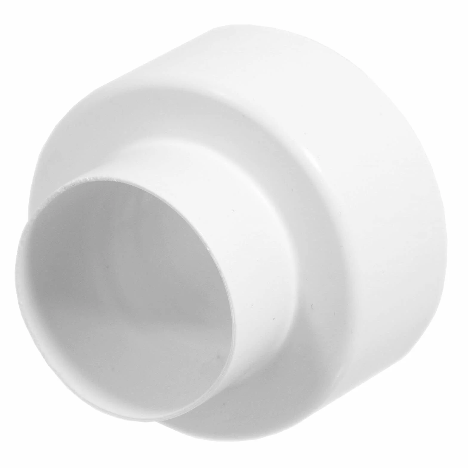 SPARES2GO Cono de descarga exterior para inodoro, sello flexible ajustable para WC