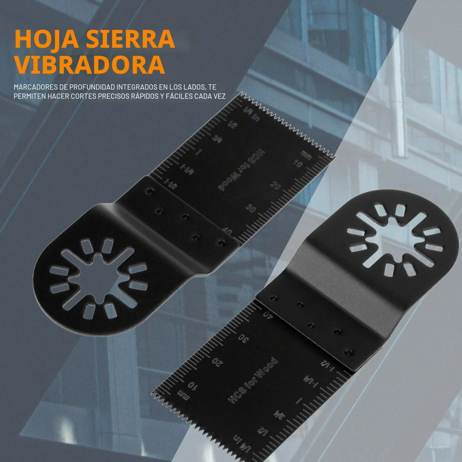 Sageblätter 20 Piezas Hojas de Sierra Oscilantes Multiherramienta, 34 mm, para Herramientas de Corte Fino