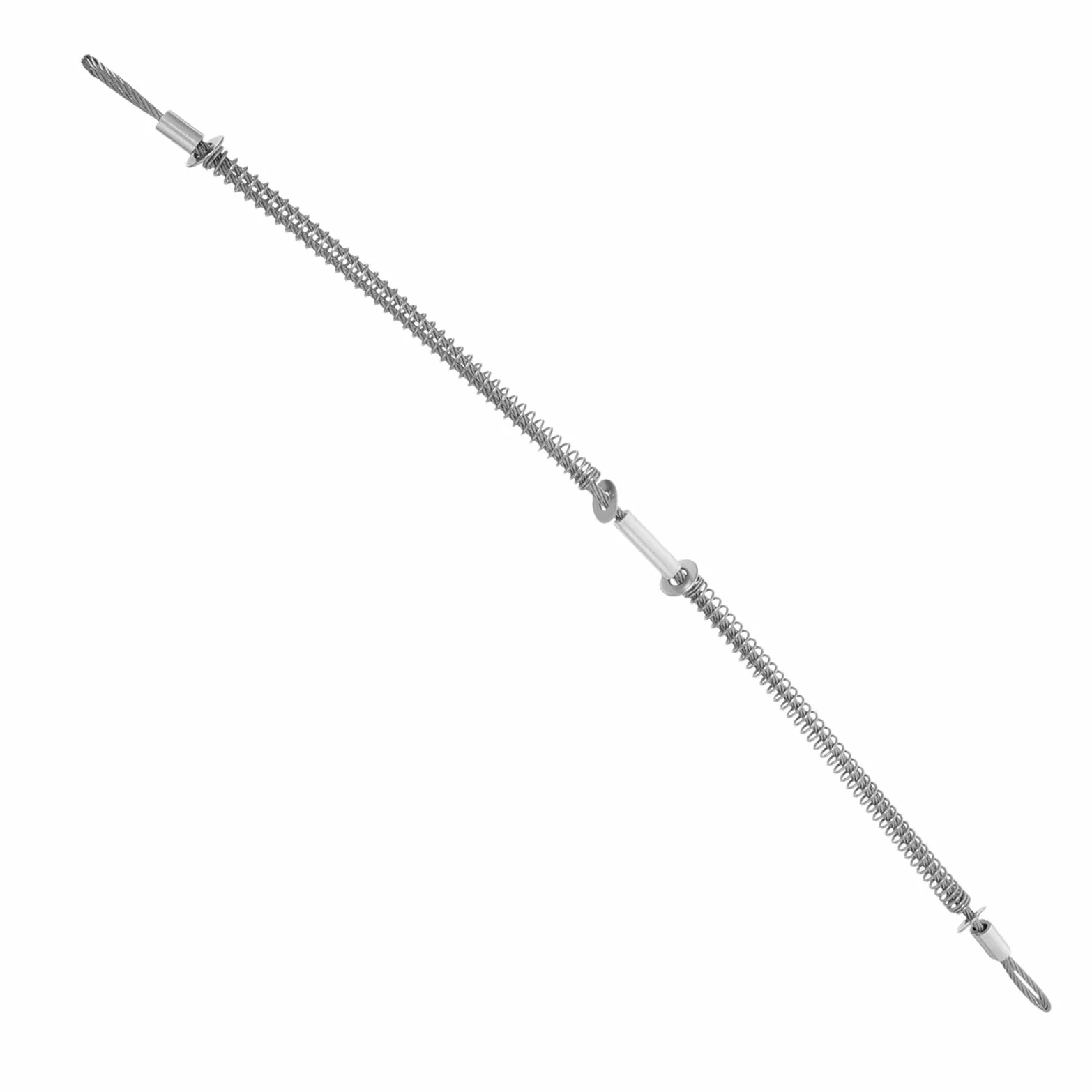 Cable de Seguridad para Manguera Hidráulica de Acero Inoxidable 3mm X 500mm Resorte Anti-latigazo para Sujeción Resistente en Presión Alta y Uso Industrial