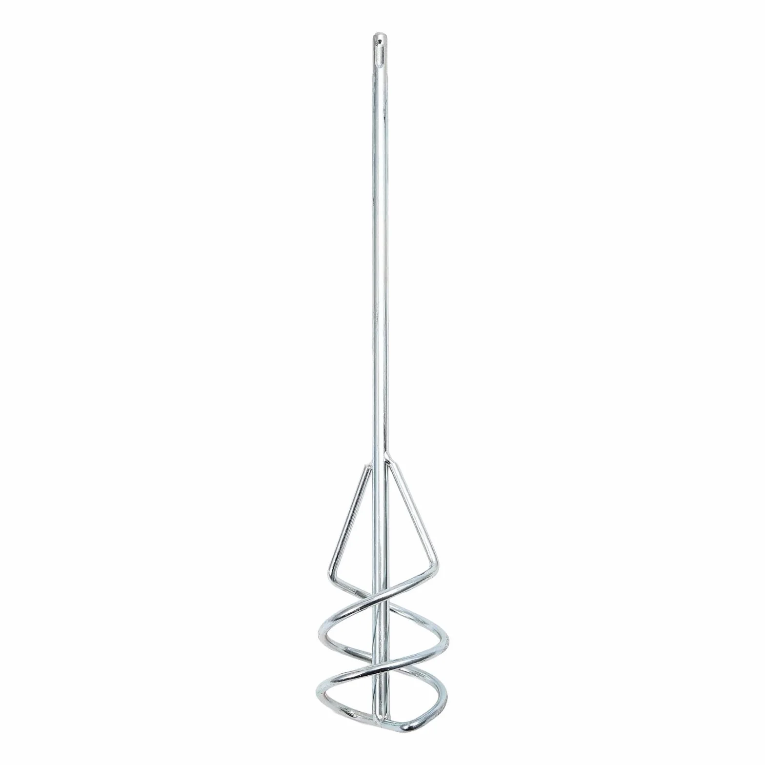 predolo Varilla para mezclar hormigón, varilla agitadora en espiral, resistente al óxido, fácil instalación, mezclador de pintura y yeso para taladro, 8cmx40cm