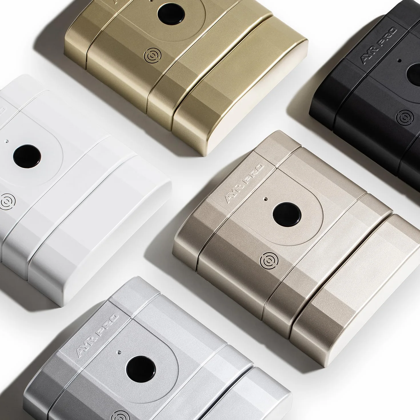 AYR Lock pro Cerradura Inteligente Invisible Alta Seguridad Alarma APP Bluetooth Antibumping Antiganzúa Cromo mate