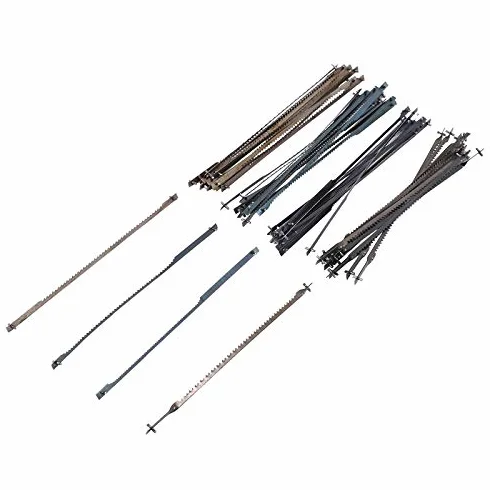 48pcs 4 Pulgadas 105 mm Pinned Scroll Sierra Sirva Hoja de Corte de Madera para Dremel Moto Sierra