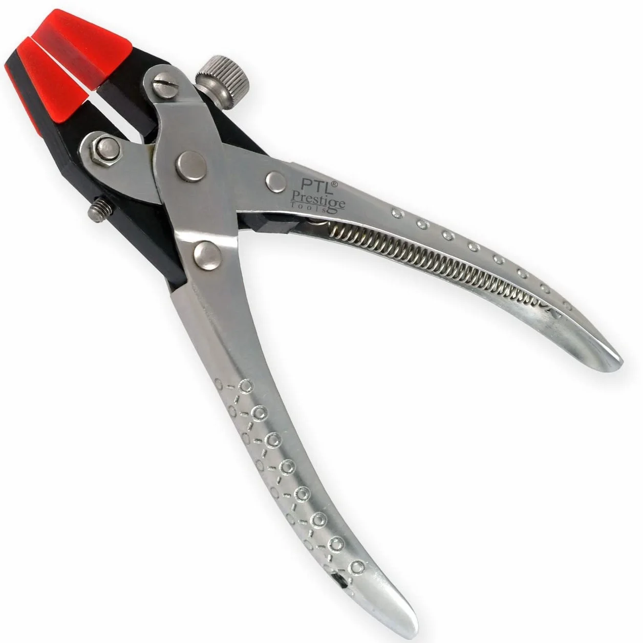 Alicates de punta plana de acción paralela ajustables, mandíbulas dobles de nailon, herramientas para joyería, arte y manualidades 170 mm, 1 par de mandíbulas de repuesto PTL