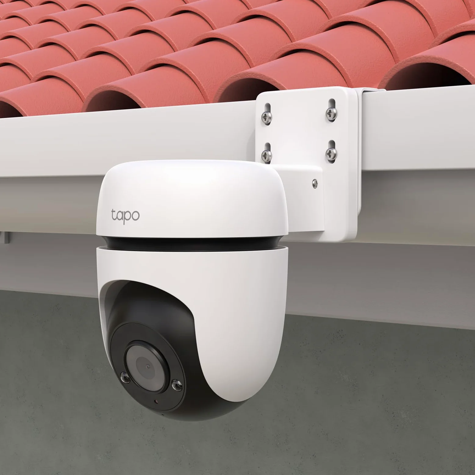 Soporte para canalón de cámara TP-Link Tapo TC40/TC41/C500/C510W/C520WS/C530WS/C501GW/C51A/C52A Pan/Tilt cámara de seguridad al aire libre