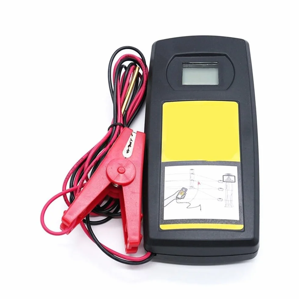 Probador electrónico de voltaje de valla de 9,9 KV, detector de alto voltaje para ganadería y ganadería, portátil, color negro