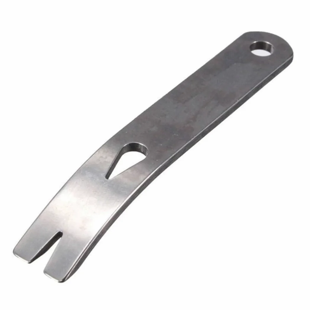 Barra de palanca de bolsillo portátil de acero inoxidable Palanca de apertura profesional para palancas de supervivencia Bushcraft